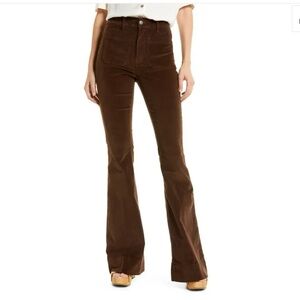 Veronica Beard Sheridan High waisted Bell Bottom Corduroy  Pants new size 27